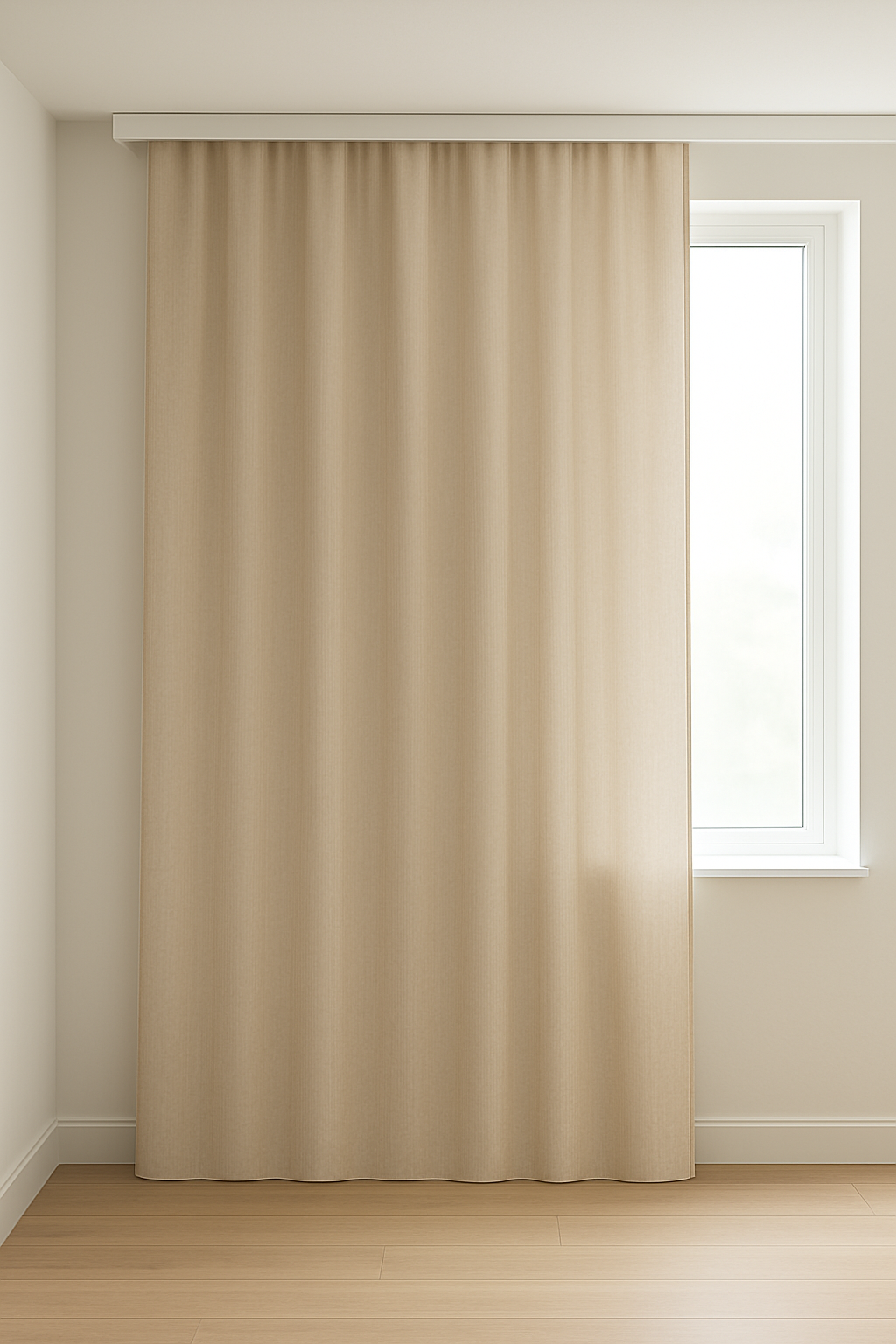 cortina plana a medida